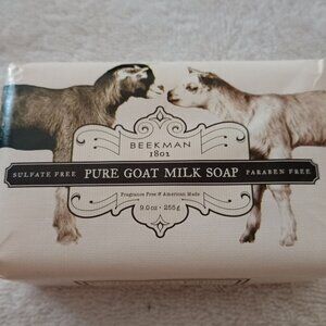 *NEW* Beekman 1802 'Fragrance Free' PURE Goat Milk Soap - 9.0 oz/255 g